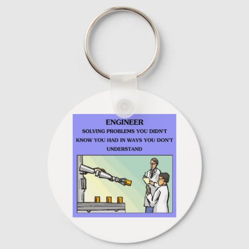 engineer engineering joke keychain