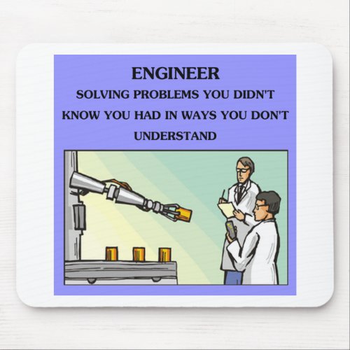 engineer engineering joke mouse pad
