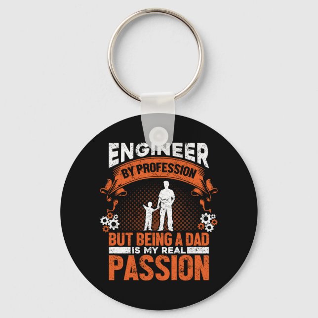 Engineer Engineering Keychain (Front)