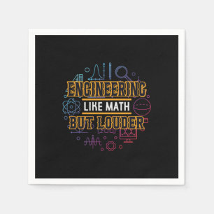 Engineer Engineering Like Math Napkins