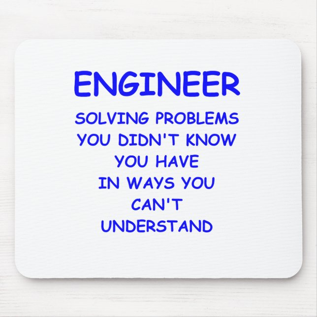 engineer engineering mouse pad (Front)
