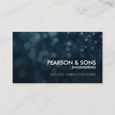Engineer Engineering Technical Abstract Lights Business Card