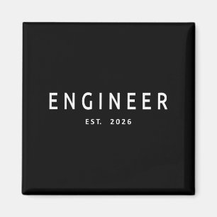 Engineer Est. 2026 Engineering Graduation Magnet