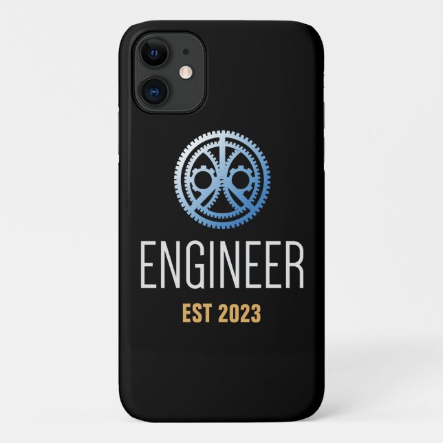 Engineer Established , Engineering Graduate Custom Case-Mate iPhone Case (Back)