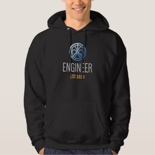 Engineer Established , Engineering Graduate Custom Hoodie