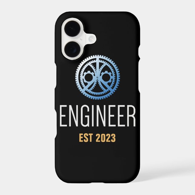 Engineer Established , Engineering Graduate Custom Iphone Case (Back)