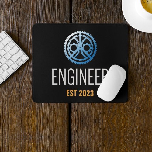 Engineer Established  Engineering Graduate Custom Mouse Pad