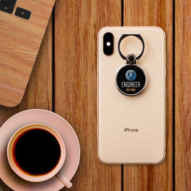Engineer Established , Engineering Graduate Custom Phone Ring Stand (Creator Uploaded)