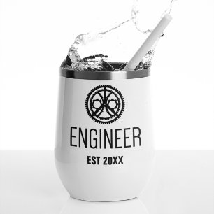 Engineer Established , Engineering Graduate Custom Thermal Wine Tumbler
