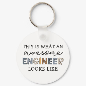 Engineer Funny Awesome Engineer | Engineering Keychain