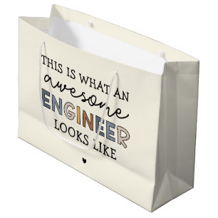Engineer Funny Awesome Engineer   Engineering Large Gift Bag
