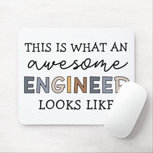 Engineer Funny Awesome Engineer  Engineering Mouse Pad