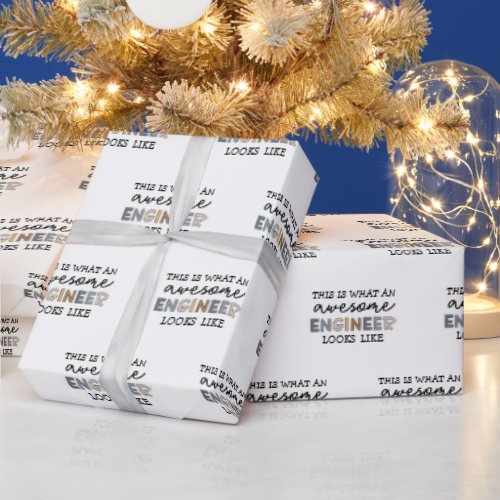 Engineer Funny Awesome Engineer  Engineering Wrapping Paper