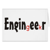 Engineer "Geek" funny gifts (Front Horizontal)
