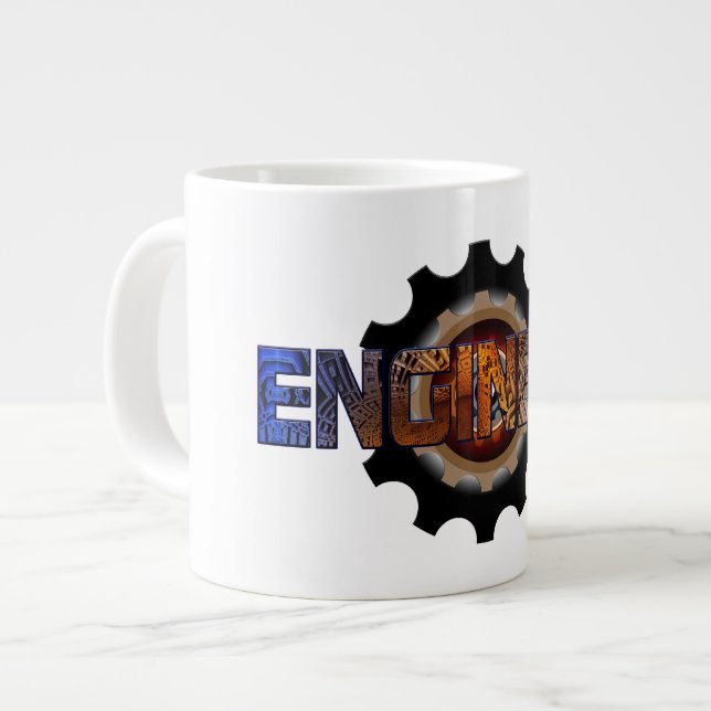 Engineer Giant Coffee Mug (Front Left)