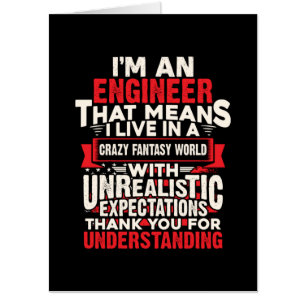 Engineer I Am An Engineer Card