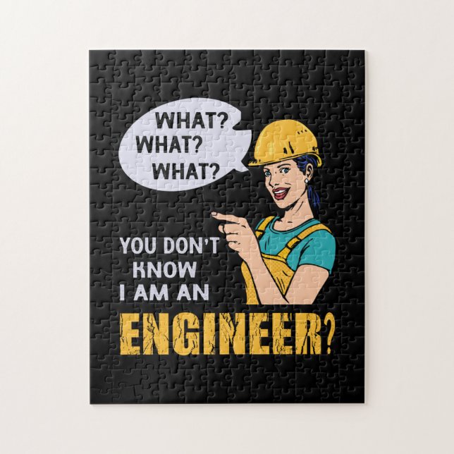 Engineer I Am An Engineer Jigsaw Puzzle (Vertical)