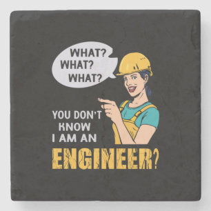 Engineer I Am An Engineer Stone Coaster