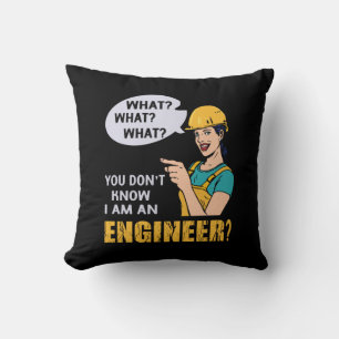 Engineer I Am An Engineer Throw Pillow
