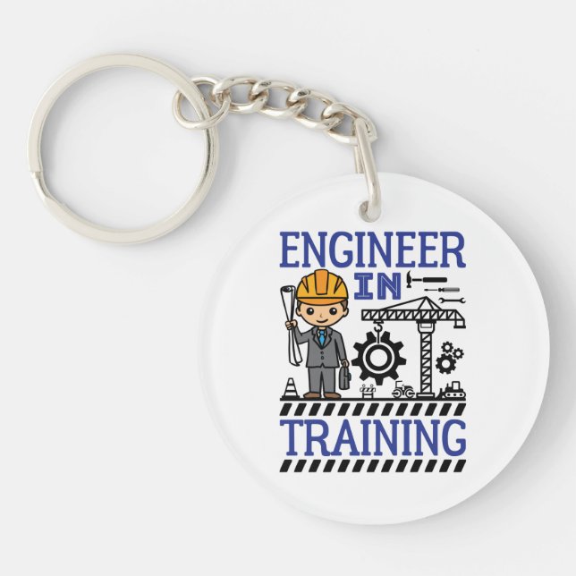 Engineer in Training Boys STEM Keychain (Front)