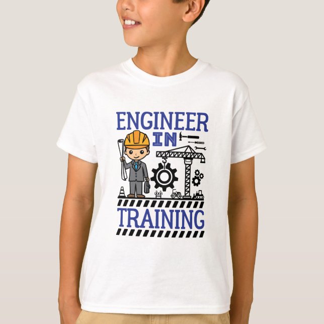 Engineer in Training Boys STEM T-Shirt (Front)