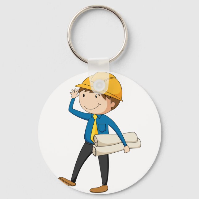 Engineer Keychain (Front)