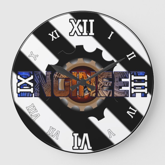 Engineer Large Clock (Front)