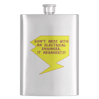 Engineer Lightning Bolt Flask
