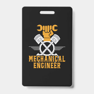 Engineer Mechanical Engineer Badge