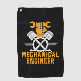 Engineer Mechanical Engineer Golf Towel