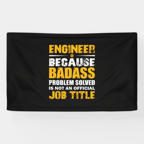 Engineer Not An Official Job Title Banner