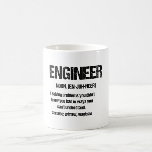 ENGINEER NOUN Funny Engineering Quotes Graduation Coffee Mug