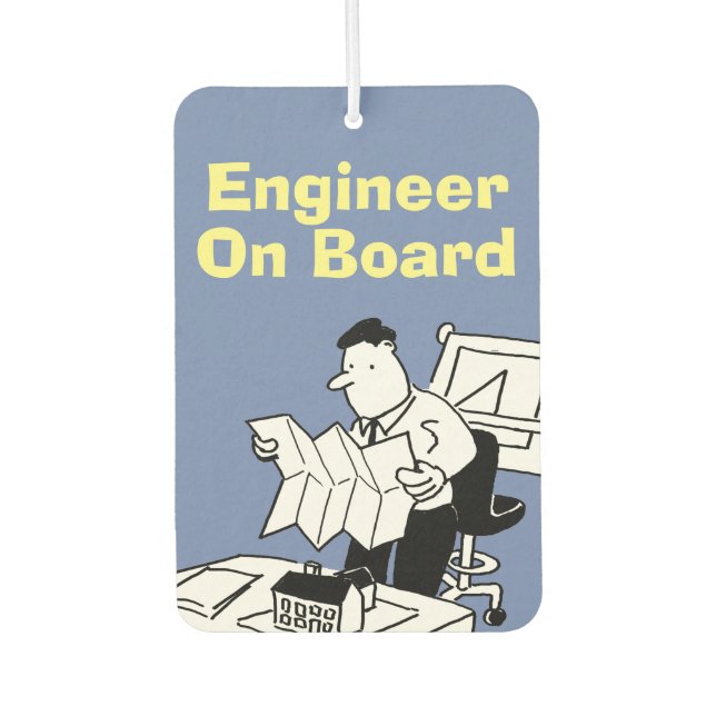 Engineer On Board Air Freshener (Front)