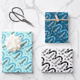 Engineer Oval Wrapping Paper Sheets