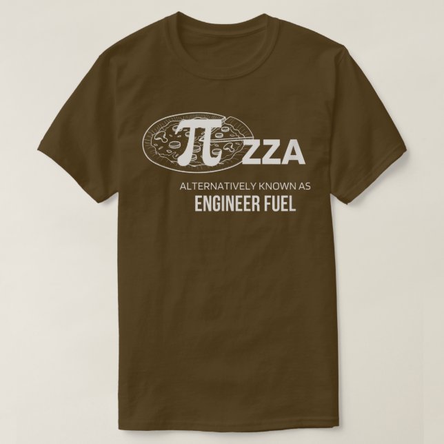Engineer Pizza  T-Shirt (Design Front)