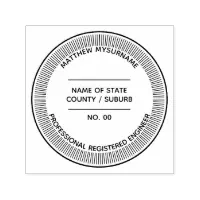 Custom LLC Seal Stamp - Standard Professional Seal - Simply Stamps