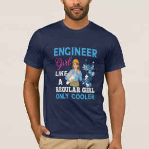 Engineer Proud Engineer Girl T-Shirt