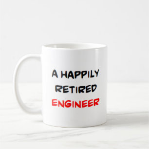 engineer retired coffee mug