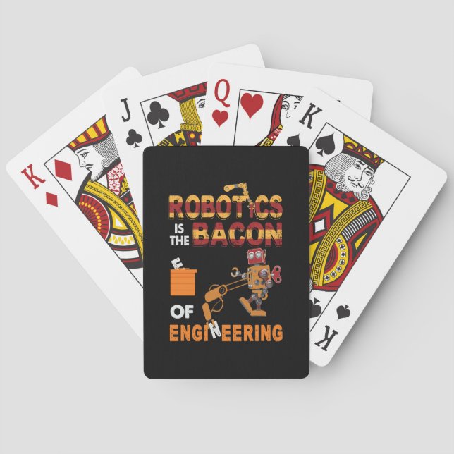 Engineer Robotics Of Engineering Poker Cards (Back)
