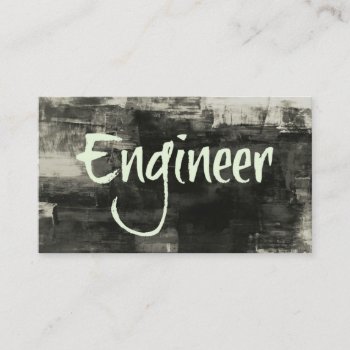 Engineer Rustic Business Card by businessCardsRUs at Zazzle