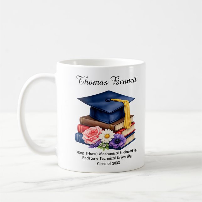 🎓Engineer’s Honor Graduation Mug (Left)