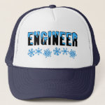 Engineer Snowflake Trucker Hat