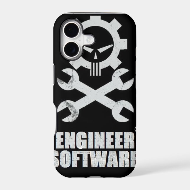 Engineer Software Iphone Case (Back)