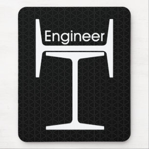 Engineer Steel Beams Mouse Pad