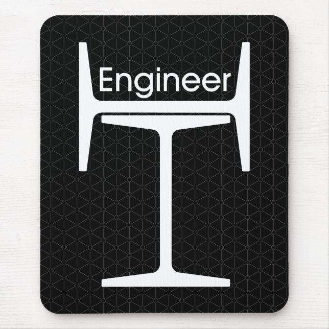 Engineer Steel Beams Mouse Pad (Front)