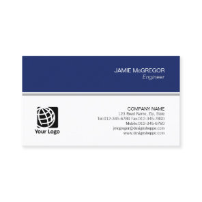 Engineer Technical Simple Minimal Professional Business Card