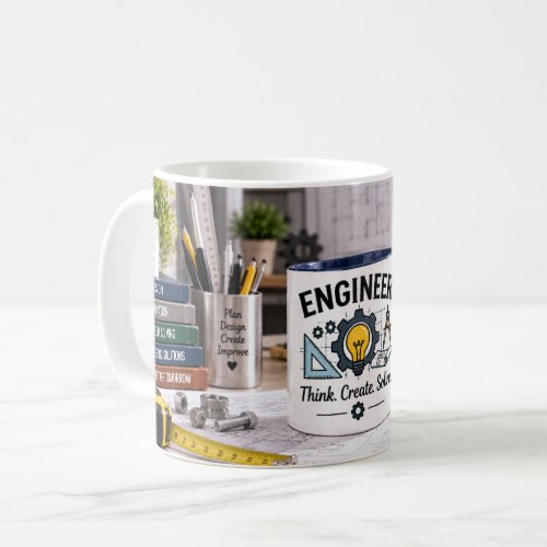 Engineer Think Create Solve Mug