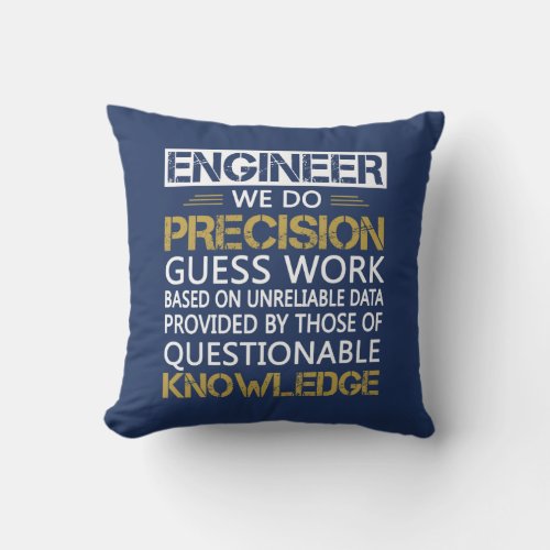 Engineer Throw Pillow