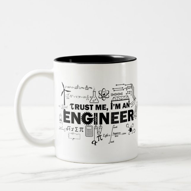 engineer Two-Tone coffee mug (Left)