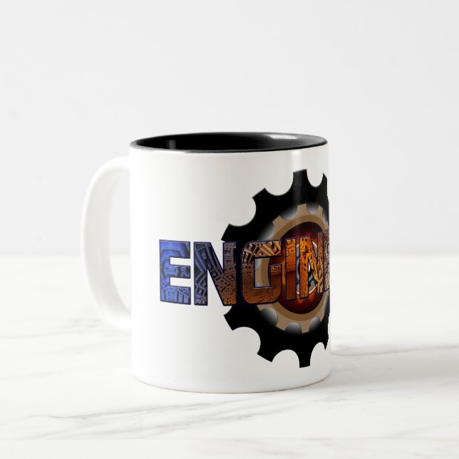 Engineer Two-Tone Coffee Mug (Front Left)